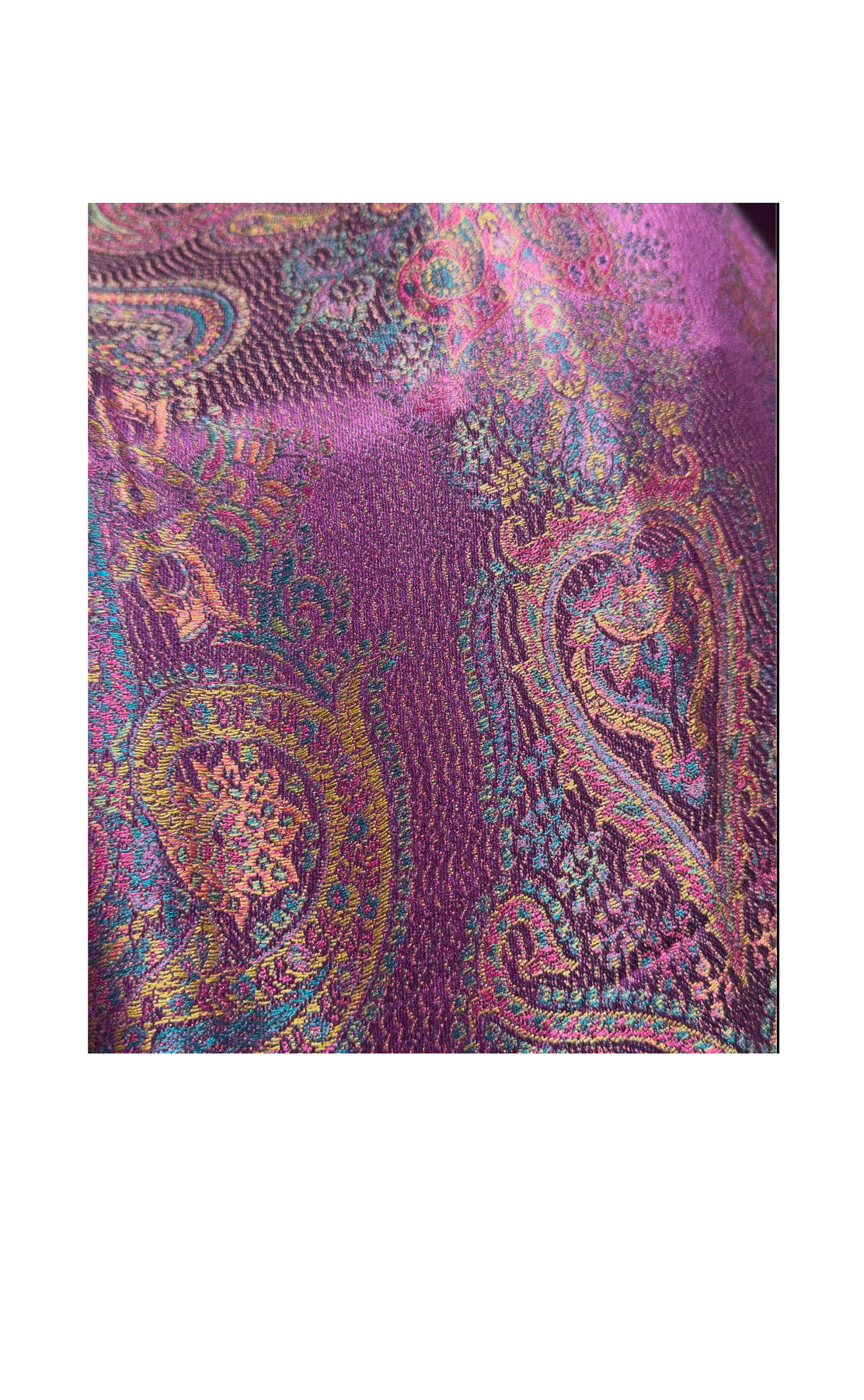 Light-Purple Handwoven Thai Silk Scarf